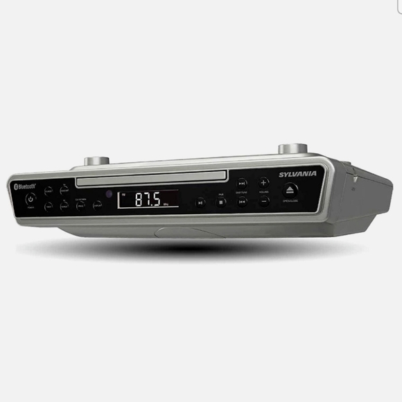 Sylvania Under Counter BLUETOOTH CD Player FM Radio (SKCR2713) **TESTED* - Picture 1 of 8